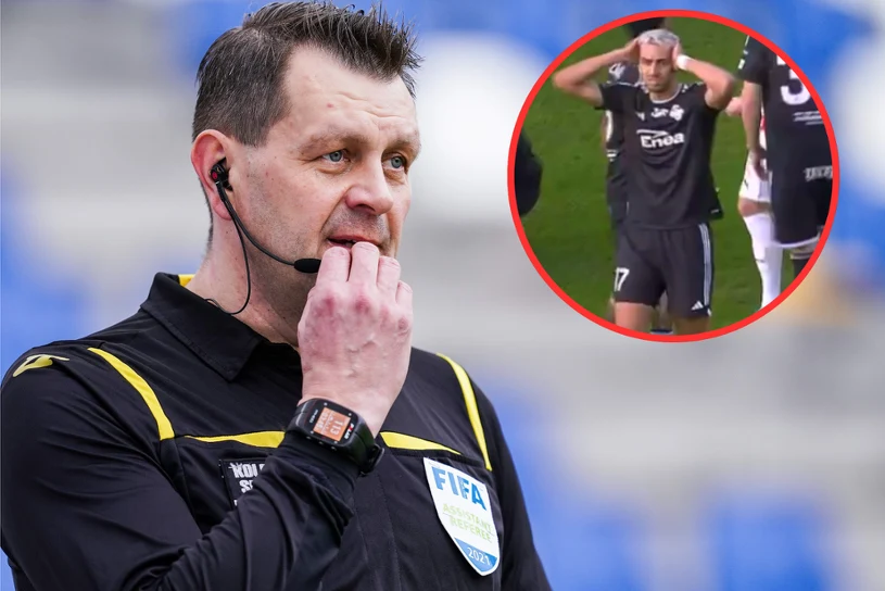 Sędziował mecz Barcy, ale takich scen nie widział. To rekord Ekstraklasy