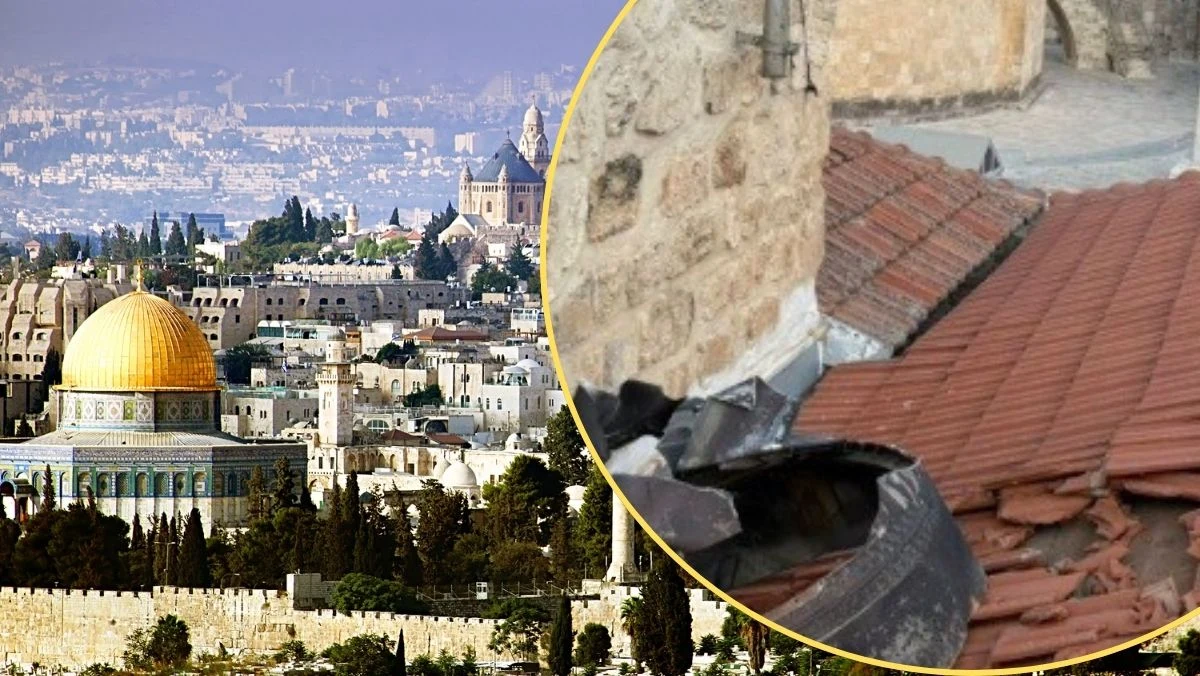 Podczas niedawnego ostrzału rakietowego, przeprowadzonego przez Iran, nad Jerozolimą doszło do serii przechwyceń pocisków. Szczątki rakiet spadły na Stare Miasto, w tym na Bazylikę Grobu Świętego i Wzgórze Świątynne – poinformowała izraelska policja. Nie odnotowano jednak żadnych zniszczeń.