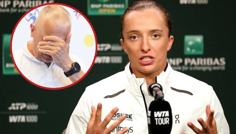 Ojcu Igi puściły nerwy. Jest gorąco. Ujawniono treść rozmowy telefonicznej