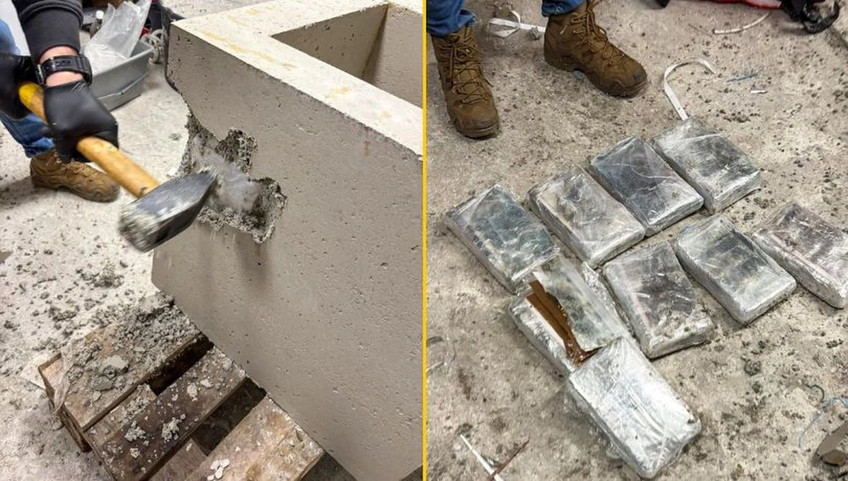 W magazynach na posesji w powiecie wrocławskim służby ujawniły ponad 42 kilogramy kokainy. Narkotyki były ukryte w specjalnie przygotowanych skrytkach w betonowych donicach. Zatrzymano 42-latka, któremu przedstawiono zarzuty. Mężczyzna trafił do aresztu. 