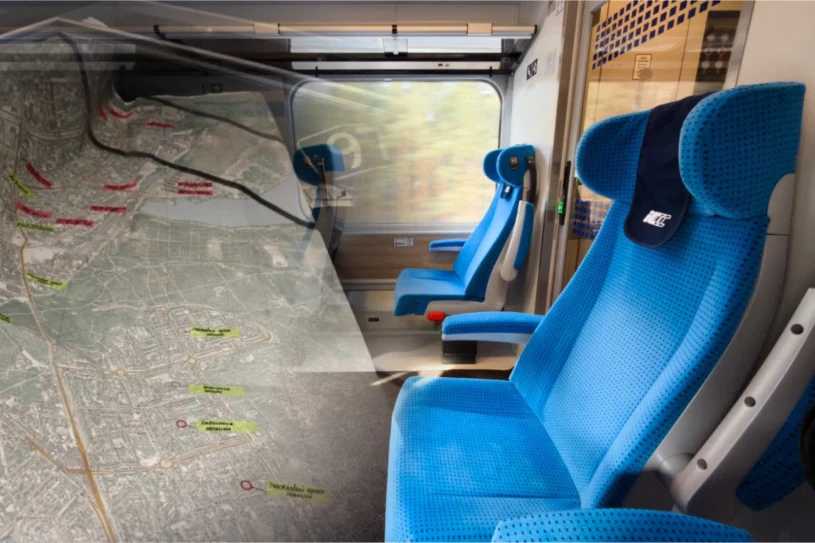 Tajne mapy w pociągu w Polsce. Skandal z udziałem amerykańskiego generała