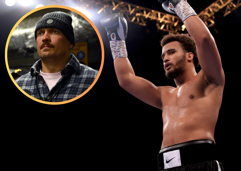 Szermierka Usyka z 21-latkiem. Atmosfera już podgrzana. "To nieprawda"