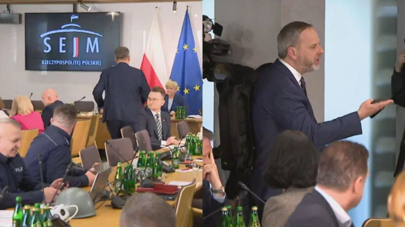 Burzliwe posiedzenie komisji w sprawie SAFE. Posłowie PiS opuścili salę