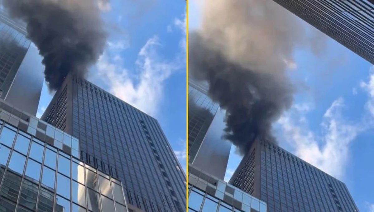 Na dachu wieżowca na nowojorskim Manhattanie doszło do pożaru. Gęste kłęby czarnego dymu były widoczne z daleka, a ogień pojawił się zaledwie przecznicę od trasy corocznej parady z okazji Dnia Świętego Patryka - podaje ABC News. 