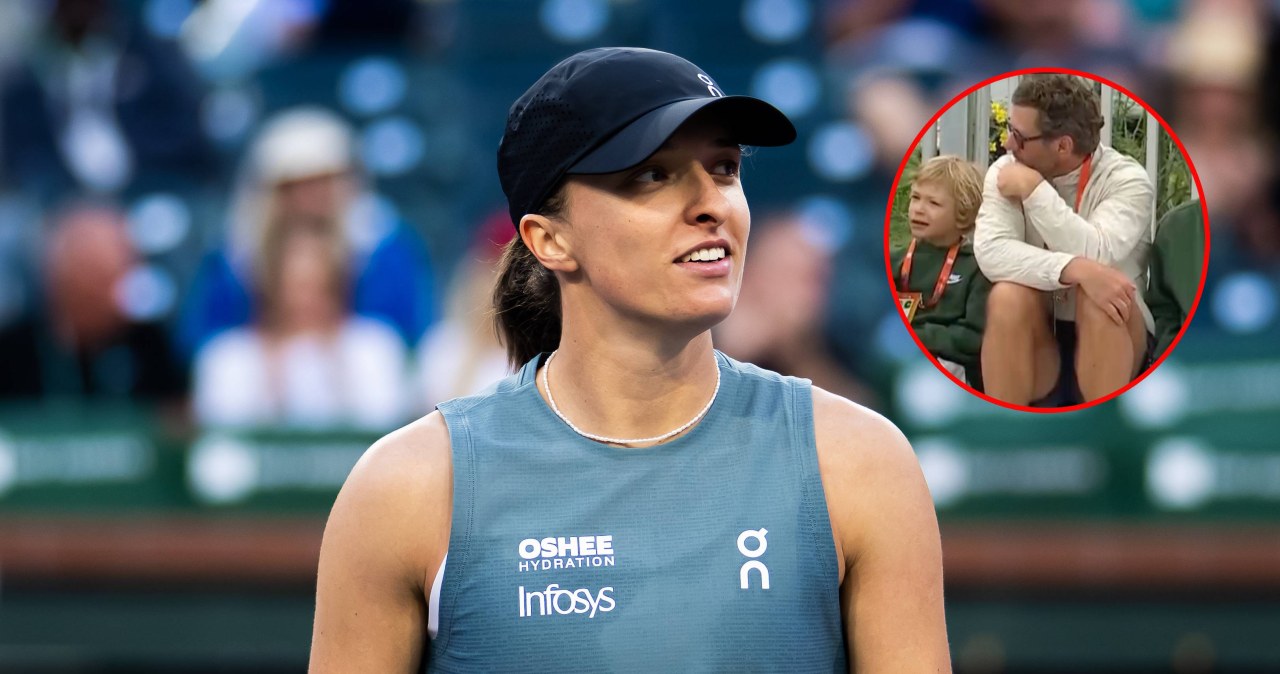 "Przyłapali" Fissette'a. Trener Świątek na trybunach, ale kto obok niego