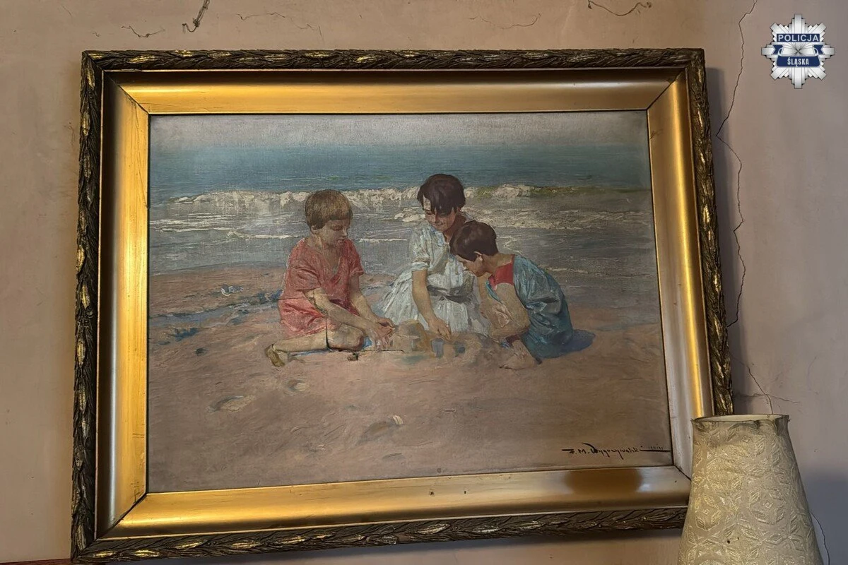 Policjanci z Katowic odnaleźli obraz Feliksa Michała Wygrzywalskiego, który zaginął w czasie II wojny światowej. Dzieło zostało zabezpieczone podczas akcji przeprowadzonej w jednym z mieszkań na terenie miasta.