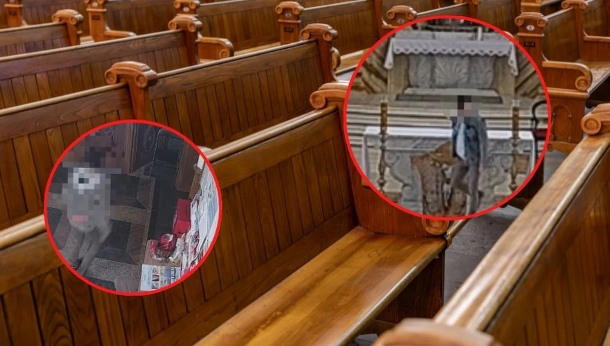 Wstrząsające incydenty w białostockim kościele. Tamtejsi policjanci otrzymali zgłoszenie od proboszcza parafii, który opowiedział o powtarzających się atakach na świątynię. Sprawcą okazał się 33-letni mężczyzna.