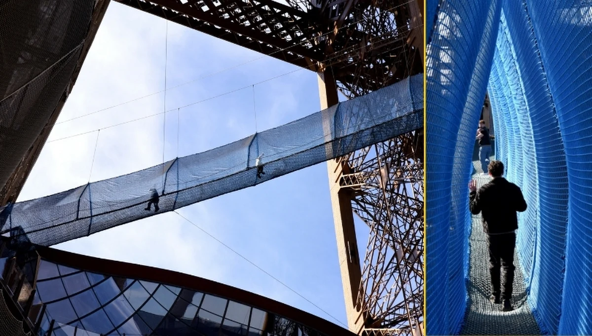 Po rocznej przerwie na pierwsze piętro paryskiej Wieży Eiffla wraca widowiskowa atrakcja "Vertige de la Tour". Od 17 marca do 3 maja odwiedzający mogą przejść mostem zawieszonym na wysokości ok. 60 metrów nad ziemią. Nowością jest także wiosenny taras pełen kwiatów i strefa relaksu z widokiem na panoramę francuskiej stolicy