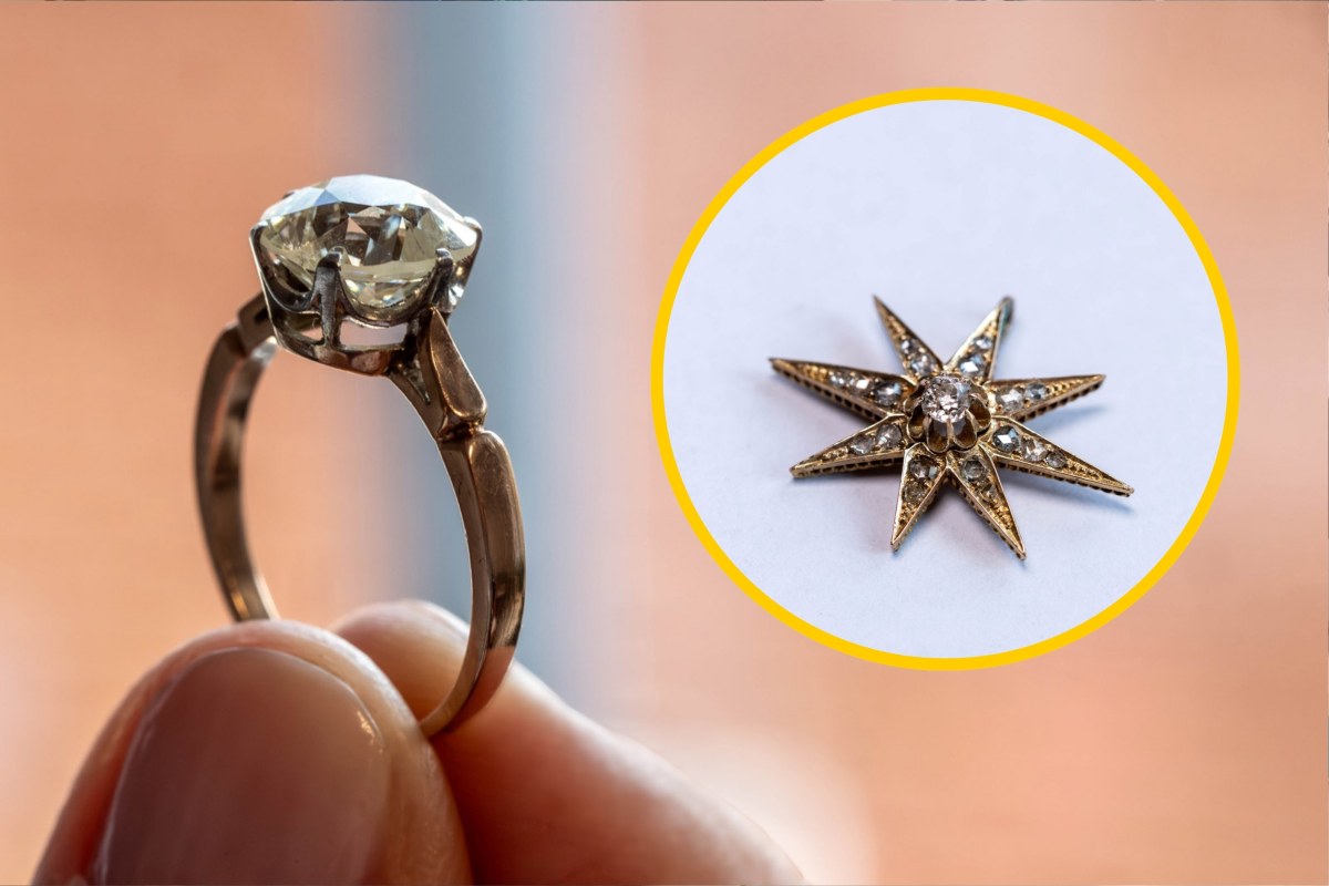 Brylanty znalezione wśród gruzu. Wyjątkowa biżuteria idzie pod młotek