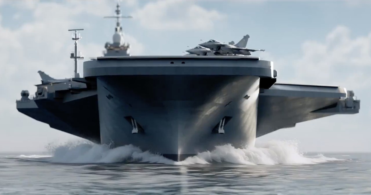 Francja buduje potężny lotniskowiec. Emmanuel Macron ogłosił jego nazwę