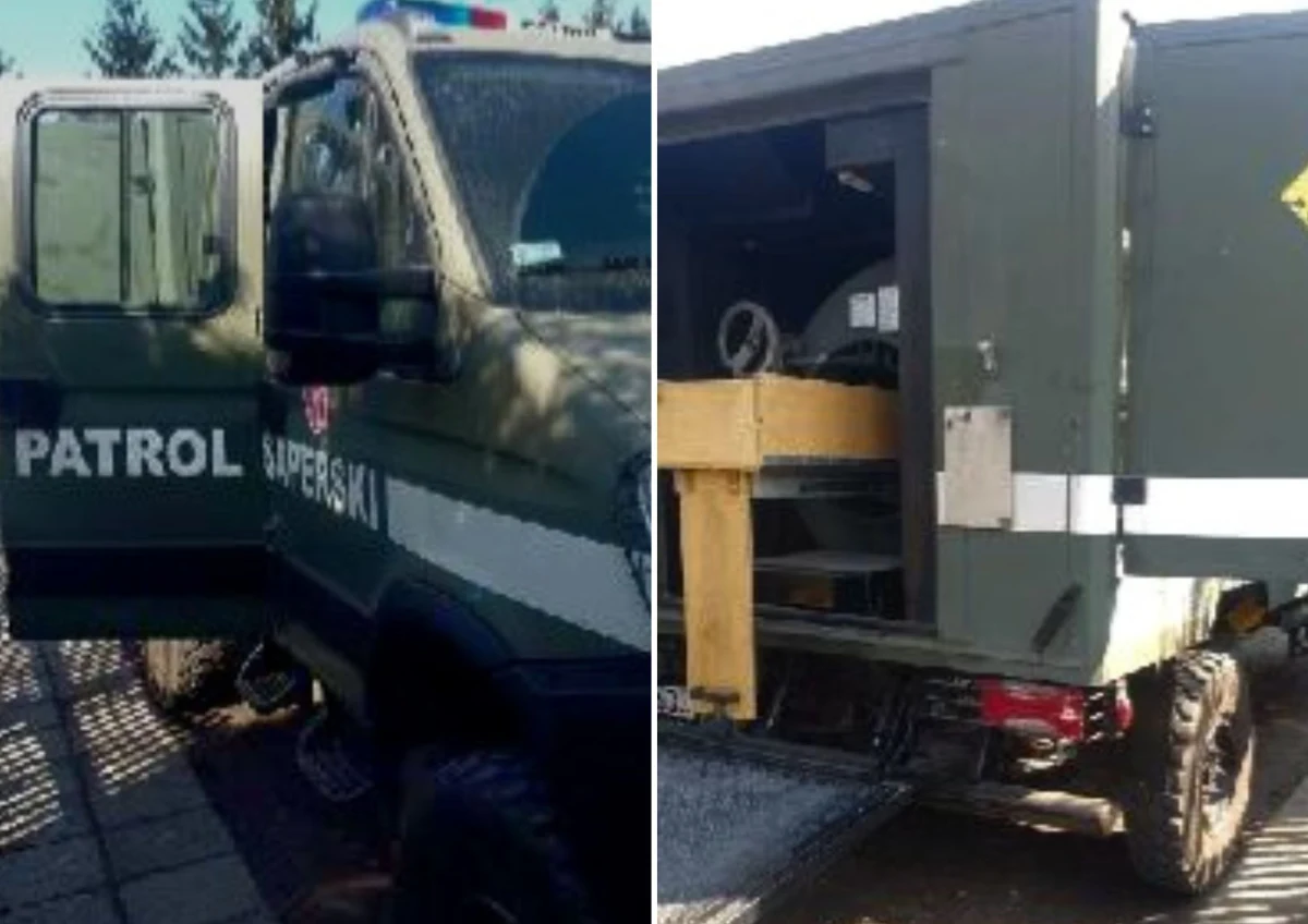 ​Mieszkaniec Andrychowa podczas prac w ogrodzie znalazł minę przeciwpiechotną. Policjanci zabezpieczali znalezisko - w czwartek mina przetransportowana została na poligon.