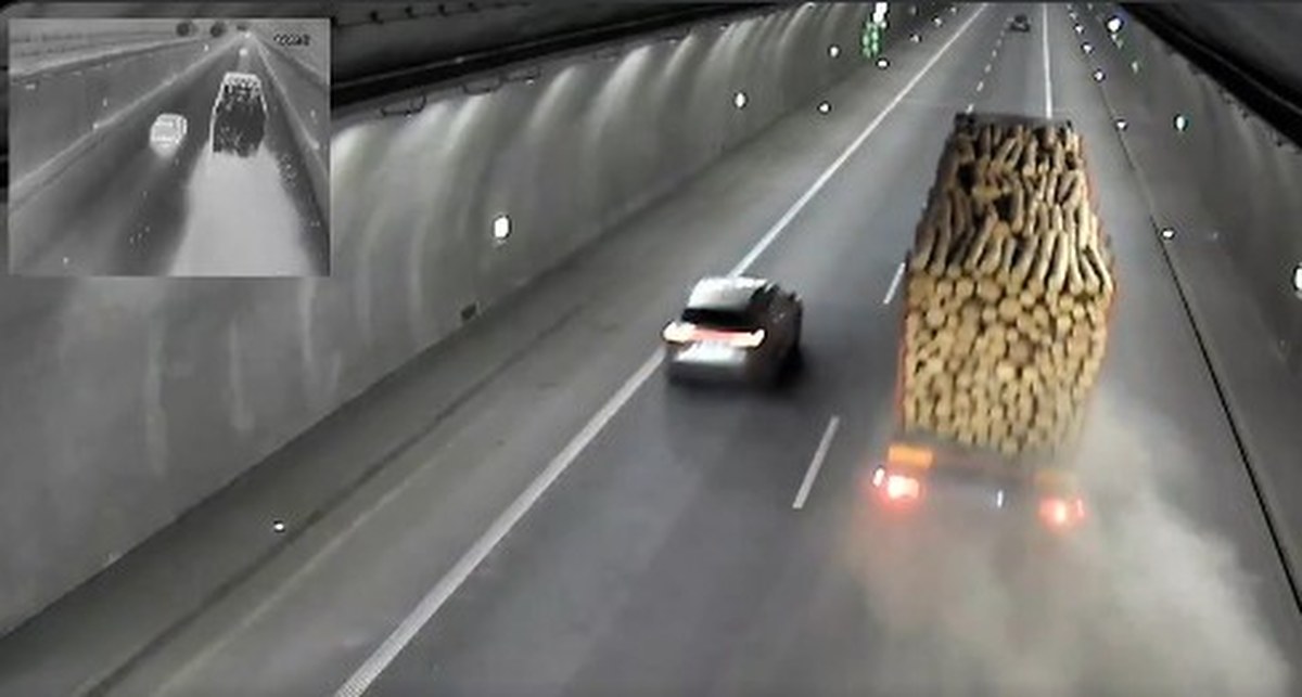 Uszkodzenia w tunelu na zakopiance. Jest ograniczenie prędkości