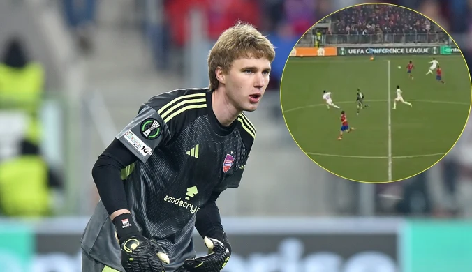 Ostatnie sekundy meczu Rakowa i gol z połowy boiska. Gwizdek i wszystko jasne