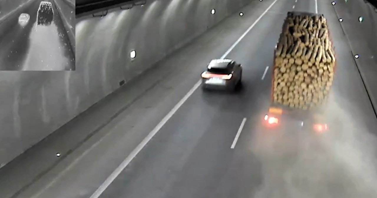 Uszkodzony tunel na Zakopiance. Wprowadzono niższe ograniczenie prędkości