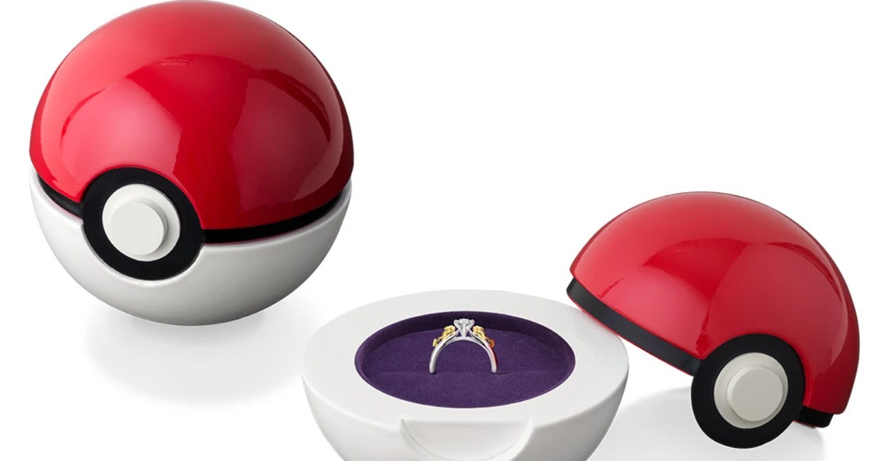Pokemon: oficjalne pierścionki zaręczynowe dla fanów