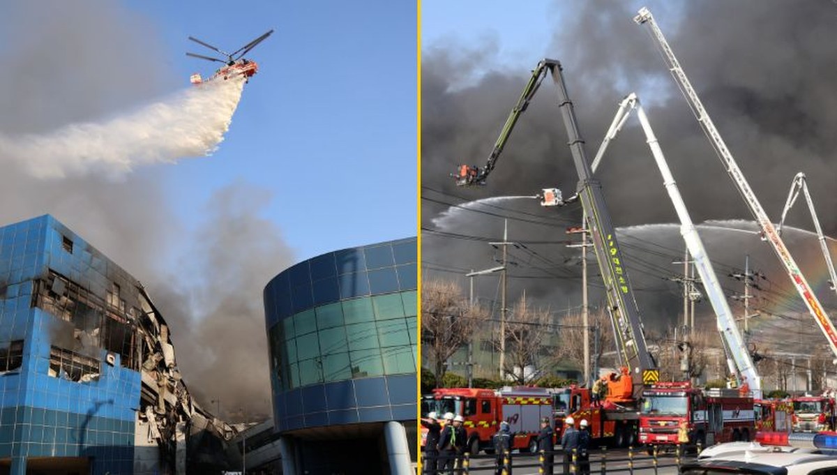 Ogromny pożar w Korei Południowej. Zginęło co najmniej 10 osób