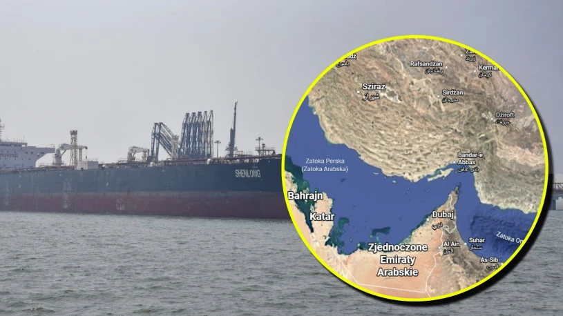 Miał trafić na złom, a jednak. Statek zombie przepłynął przez Ormuz