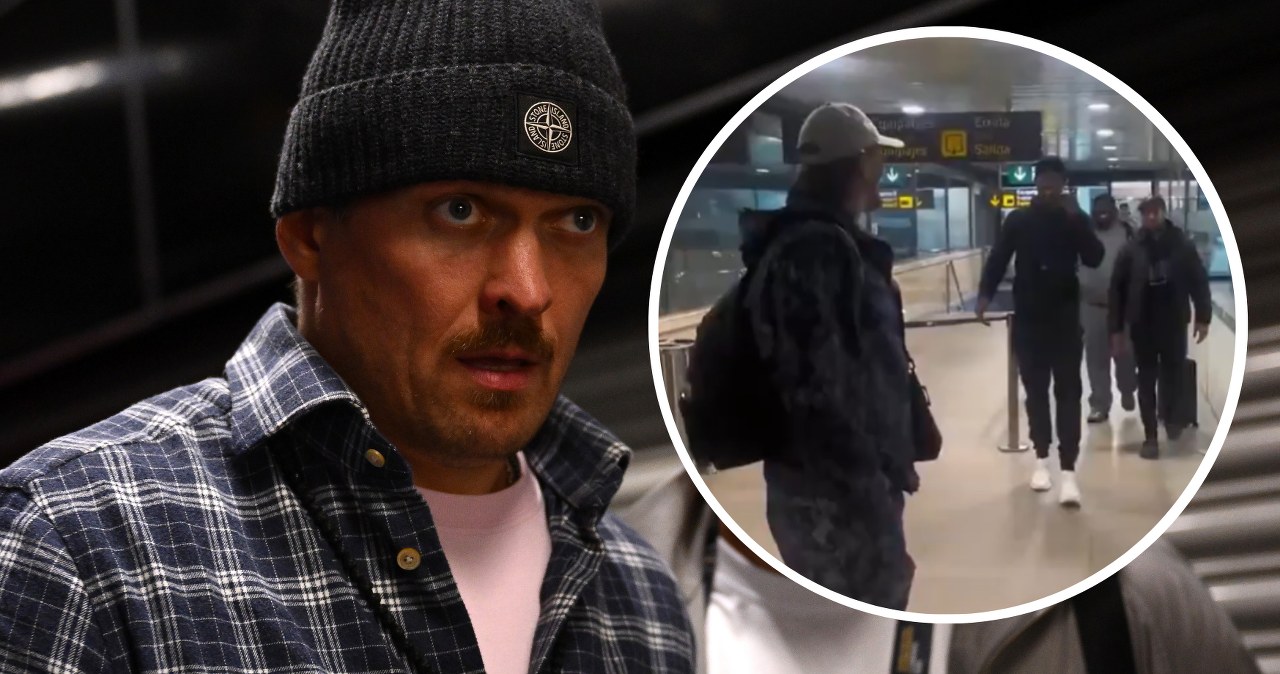 Ależ zachowanie Usyka, tak potraktował Joshuę. Nagranie z lotniska