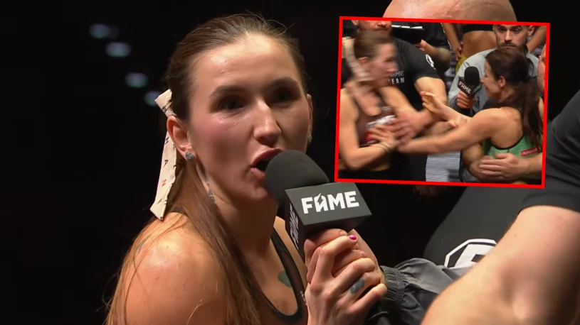 Sceny przed galą FAME 30. Gwiazda nie wytrzymała. Ostry atak na rywalkę