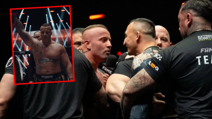 Brutalny pojedynek na FAME MMA 30. Hitowe starcie trwało zaledwie 96 sekund