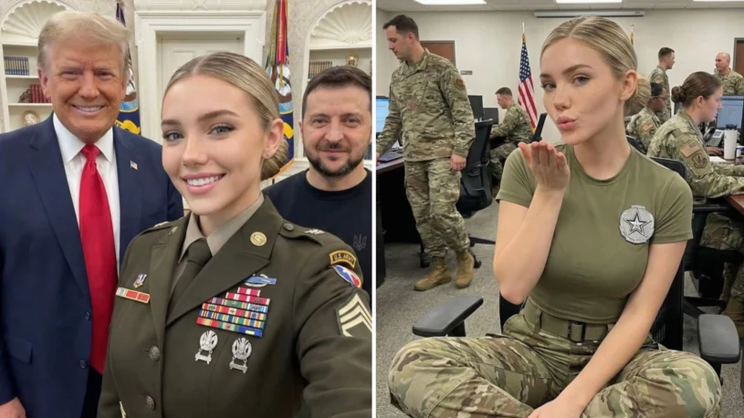 Była piękna i "pozowała" do zdjęć z Trumpem. W rzeczywistości nie istnieje