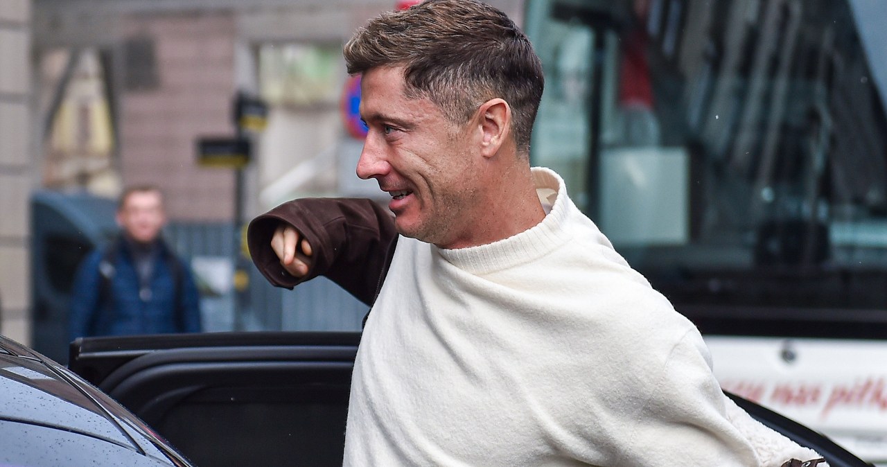 Tak Lewandowski wparował na zgrupowanie reprezentacji Polski. Po królewsku