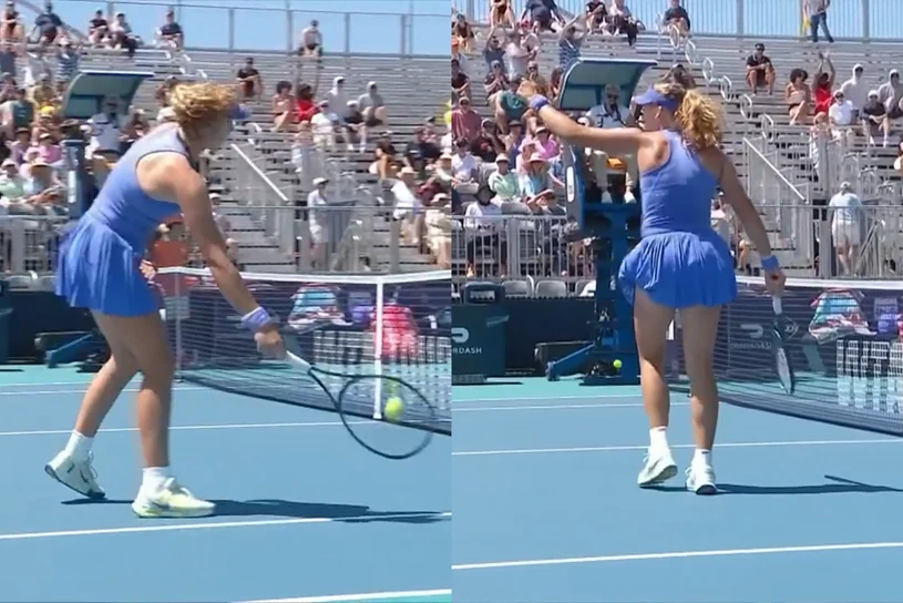 Tak zachowała się Andriejewa w Miami. Sędzia ogłosiła eliminację Rosjanki