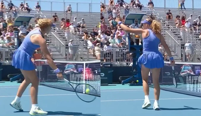 Tak zachowała się Andriejewa w Miami. Sędzia ogłosiła eliminację Rosjanki