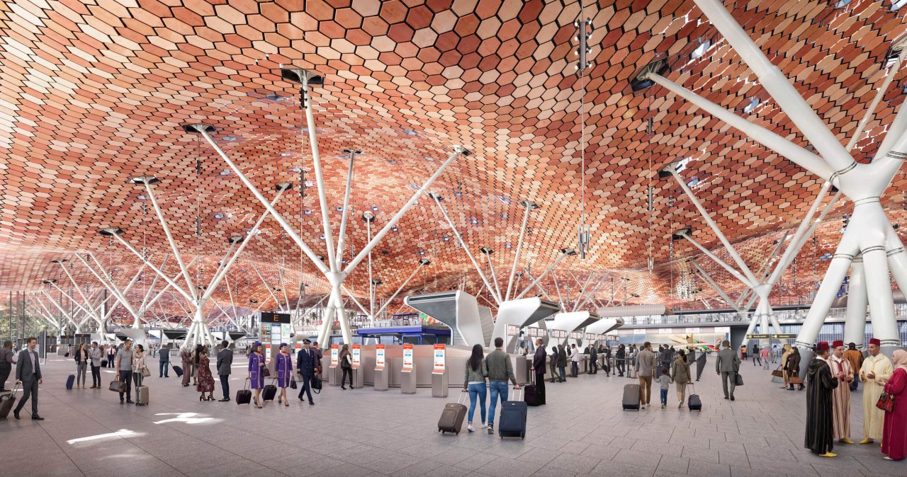 Największe lotnisko w kraju z nowym terminalem. Futurystyczny projekt