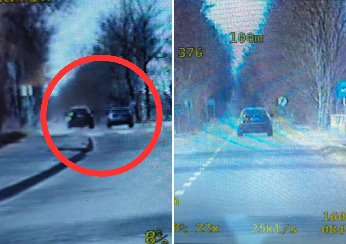 22-letni kierowca BMW stracił prawo jazdy po tym, jak w obszarze zabudowanym wyprzedzał samochód na przejściu dla pieszych. To jednak nie koniec wykroczeń. Policja nie miała dla niego litości.