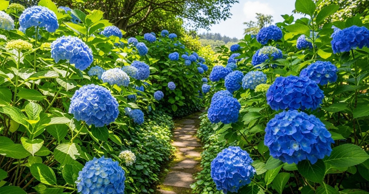 Posadź runiankę pod hortensją. Efektu pozazdroszczą ci wszystkie sąsiadki