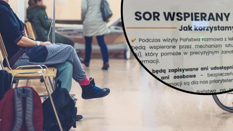 Zaskakująca tabliczka na SOR w Poznaniu. Szpital uspokaja pacjentów