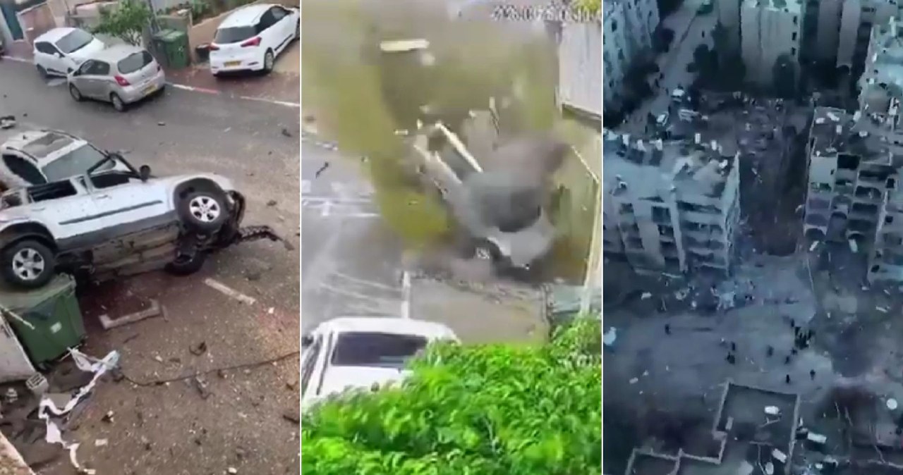 Bliski Wschód. Atak Iranu na Izrael. Zniszczenia w miastach, są ranni Bliski Wschód. Atak Iranu na Izrael. Zniszczenia w miastach, są ranni