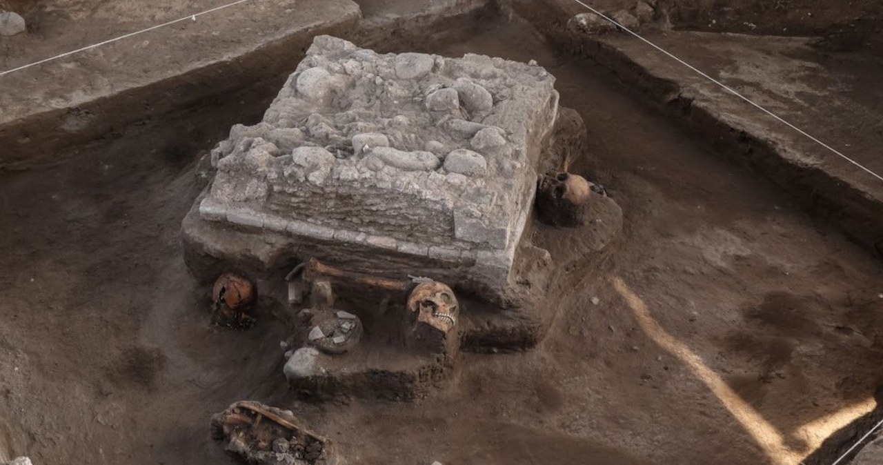 Archeolodzy odkryli dawny ołtarz z ludzkimi szczątkami w Meksyku