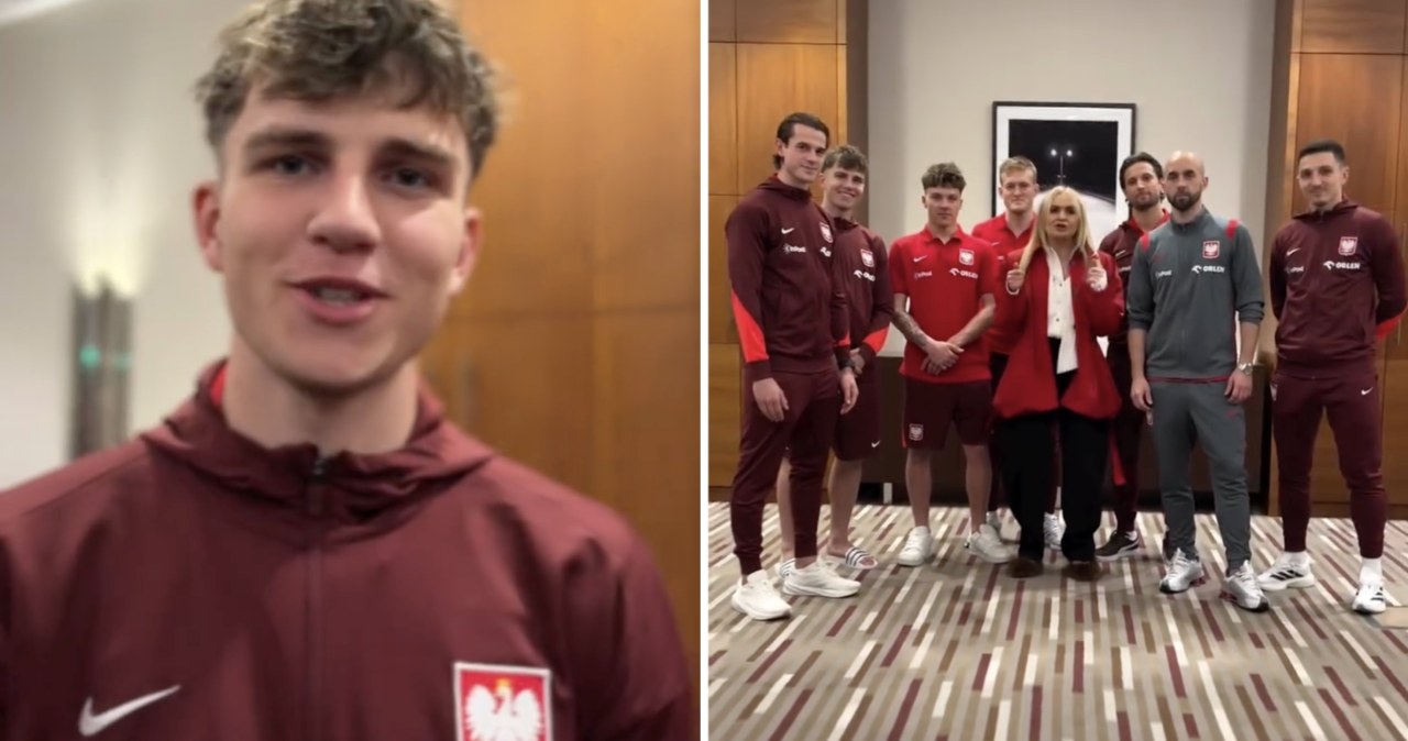 Sceny przed meczem Polaków. Pietuszewski i Olejnik przemówili jednym głosem