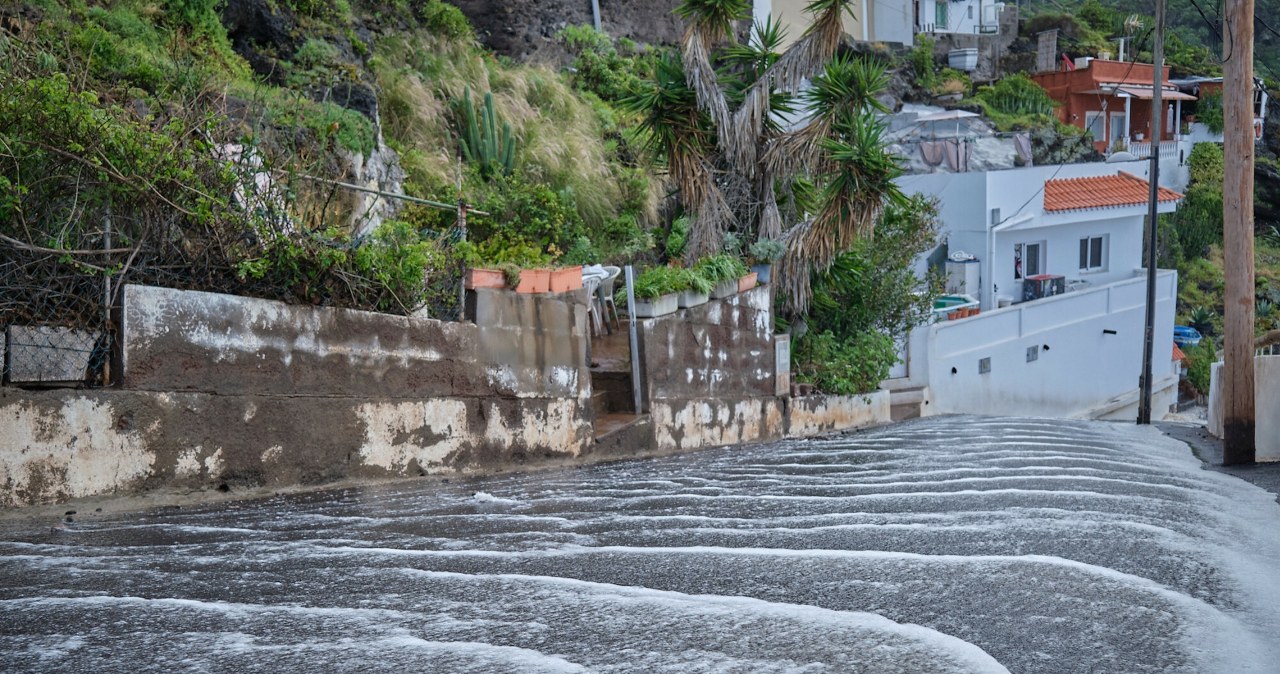 Sztorm Therese na Wyspach Kanaryjskich. Najgorsza burza od dekady