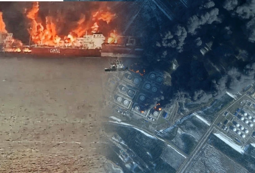 Zadali cios Rosji, dym widać było w Finlandii. Bałtyckie porty w ogniu