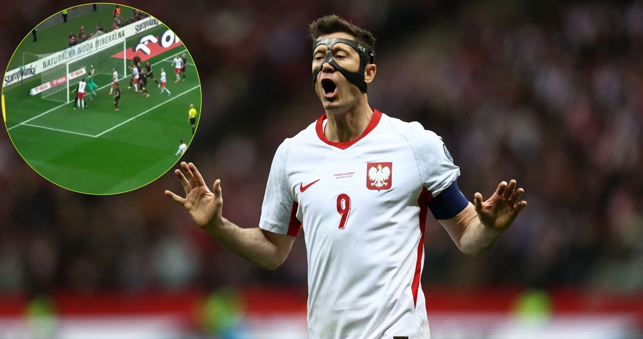 "Lewy" uderzył w krytycznym momencie, ale gol w meczu Polska - Albania [WIDEO]