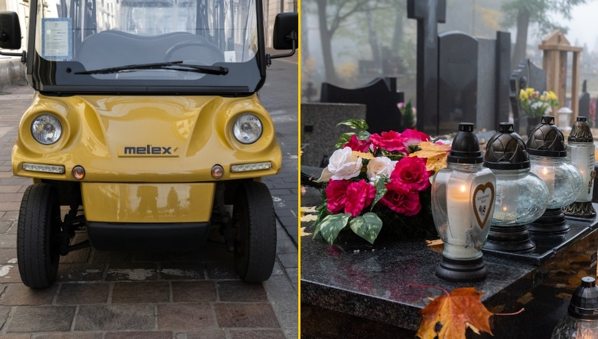 Meleks podwiezie odwiedzających cmentarze. To ułatwienie dla seniorów