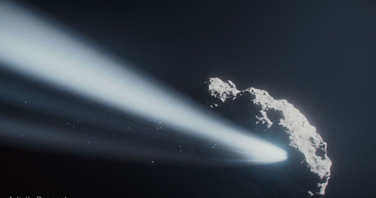 Kosmiczny Teleskop Hubble'a śledzi kometę, która jest skazana na zagładę