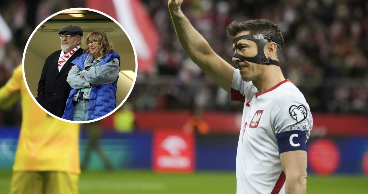 Przyłapali ją na meczu z Albanią. Dopingowała Lewandowskiego z trybun