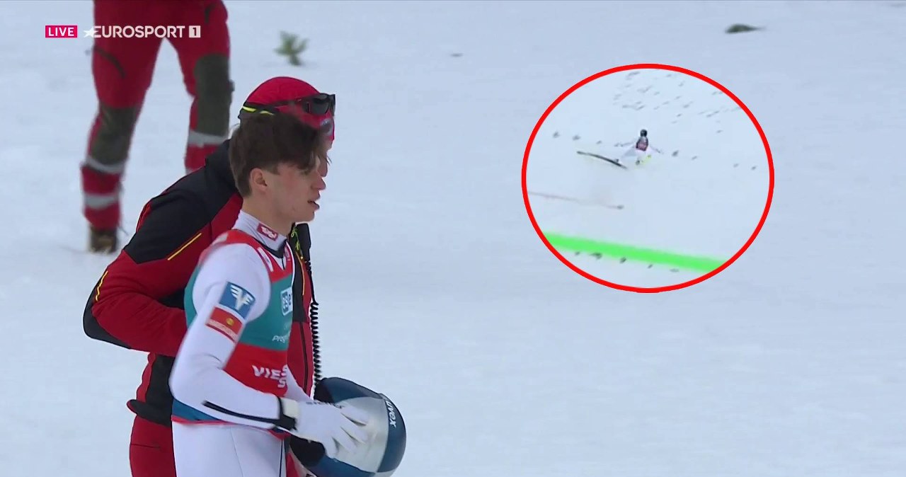 Fatalny upadek Tomasiaka, teraz to. Rywal Polaka runął na zeskok. Koszmar