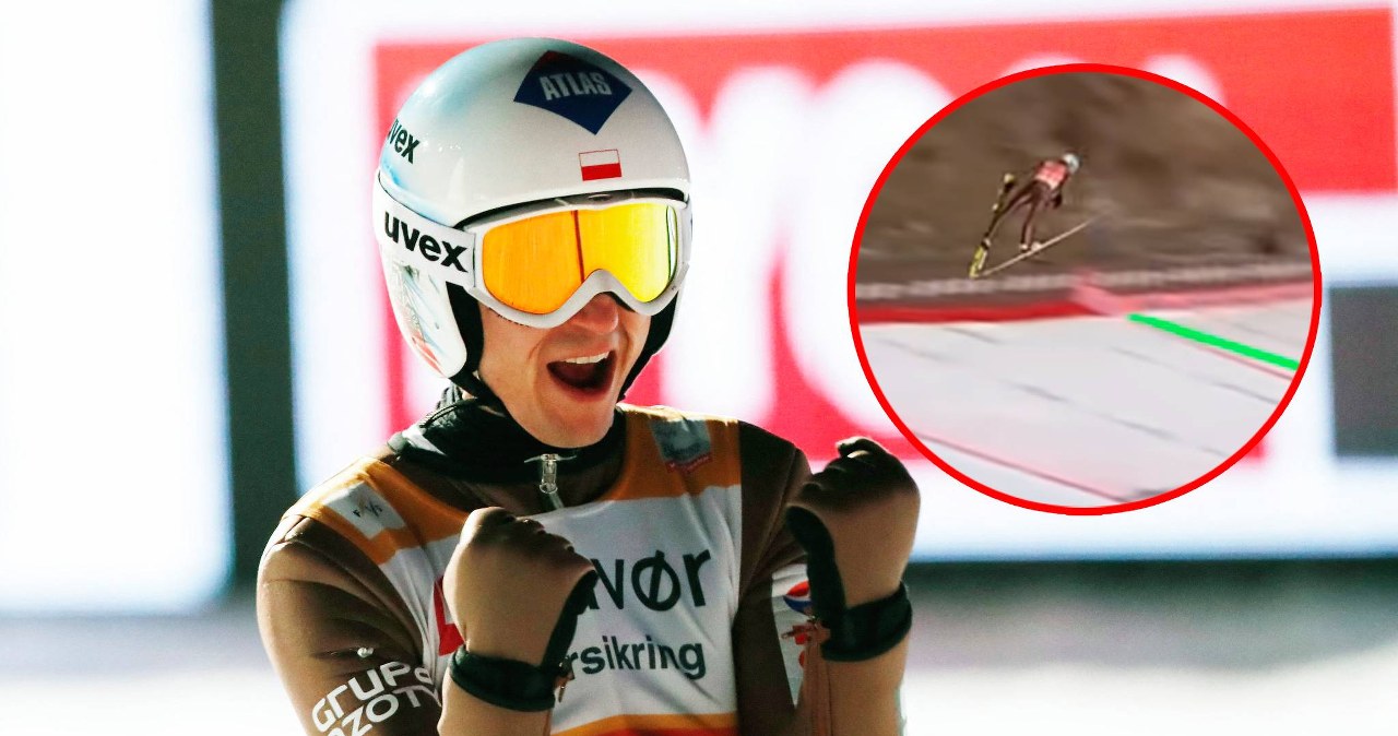 Kosmiczny lot Stocha w Planicy. Kibice zamarli. Rekord skoczni Polaka