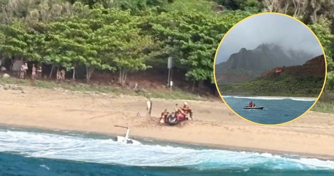 Katastrofa śmigłowca nad "parkiem jurajskim". Są ofiary i ranni