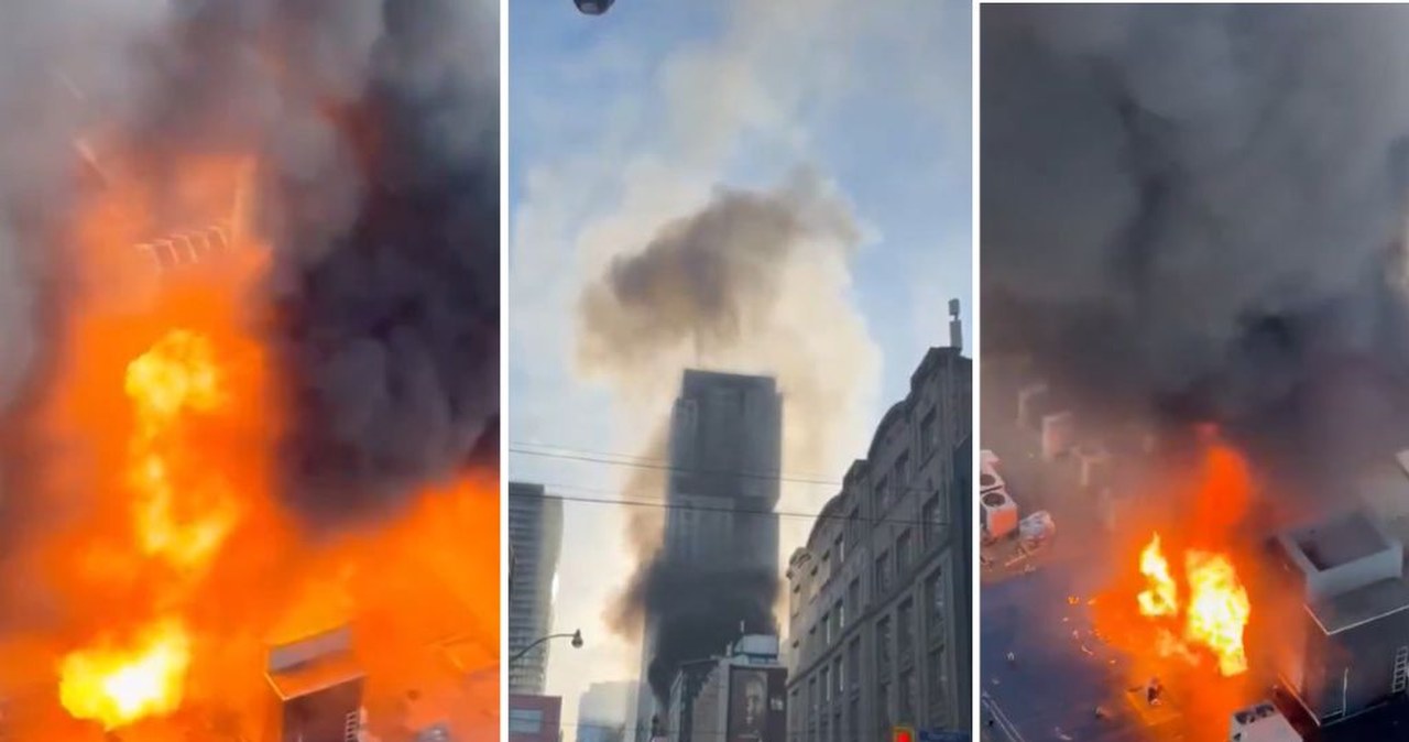 Eksplozje wstrząsnęły centrum Toronto. Dach budynku stanął w ogniu