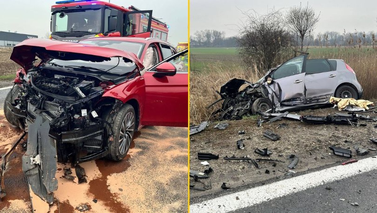 Poważny wypadek na DK 44. Pięć osób rannych