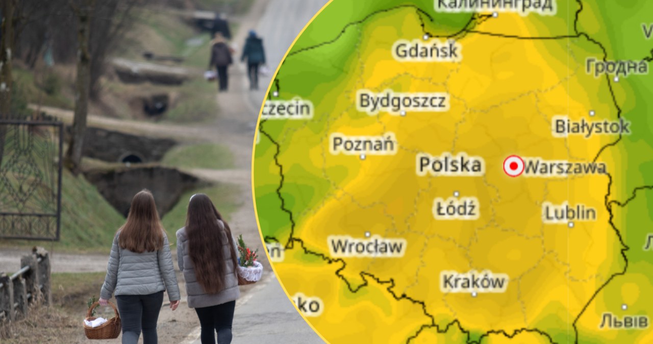 Fala ciepła sunie do Polski. Najnowsza prognoza pogody na Wielkanoc