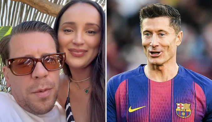 Wideo z Mariną i Szczęsnym hitem w sieci. Lewandowski wywołany do tablicy