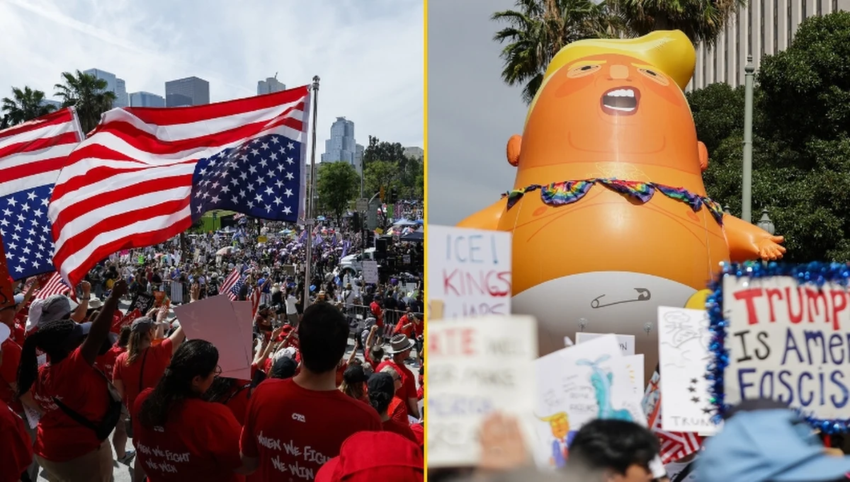 Ponad osiem milionów osób wyszło w sobotę na ulice amerykańskich miast w ramach trzeciej edycji protestów "No Kings". Demonstranci sprzeciwiali się polityce prezydenta Donalda Trumpa, jego stylowi sprawowania władzy oraz kontrowersyjnym decyzjom administracji.