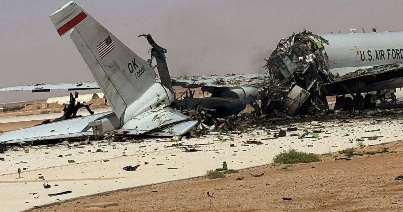 Amerykański E-3 Sentry zniszczony. Zdjęcia i dziennikarze potwierdzają